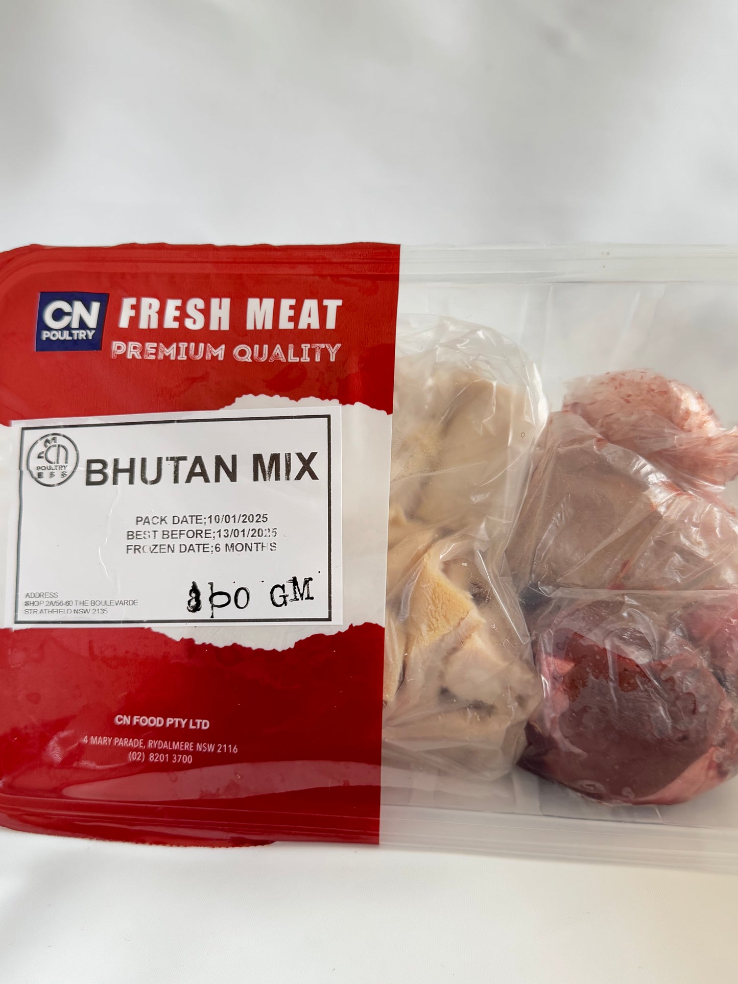 Bhutan Mix 800 gram (Frozen)